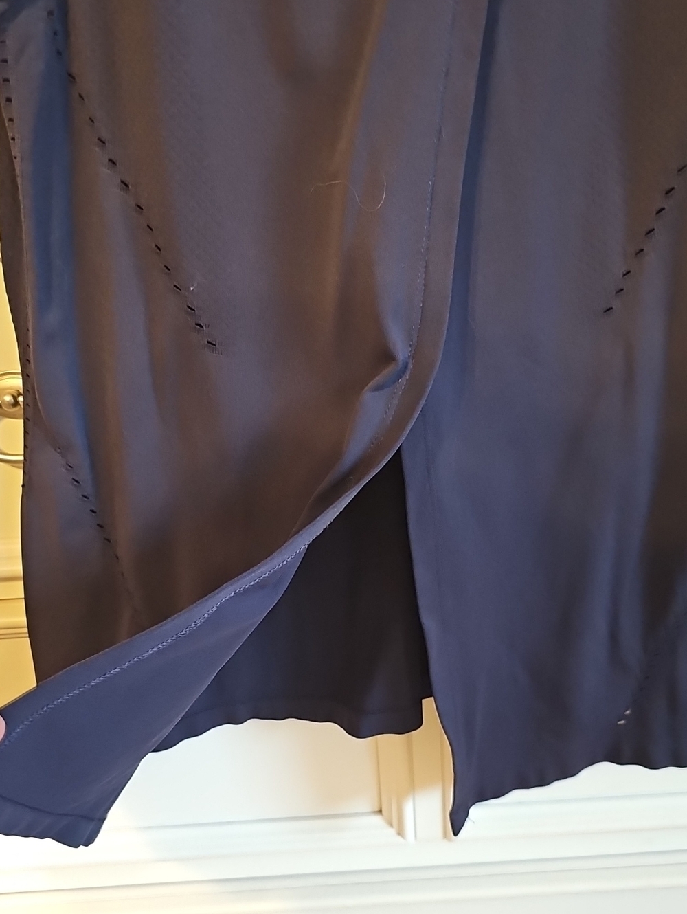 Athleta Breezy Sleeveless Navy Athletic Tank Top - Picture 5 of 7